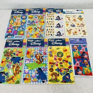 Vintage Disney Winnie The Pooh Tigger Eeyore Piglet Stickers Sandylion New